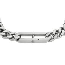 Carica l&#39;immagine nel visualizzatore di Gallery, Fossil JF04342040 Bracciale Uomo in Acciaio a Catena  - Heritage D-Link

