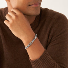 Carica l&#39;immagine nel visualizzatore di Gallery, Fossil JF04342040 Bracciale Uomo in Acciaio a Catena  - Heritage D-Link
