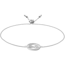 Carica l&#39;immagine nel visualizzatore di Gallery, Fossil JFS00522040 Bracciale Donna Infinito in Argento e Zirconi - Sterling Silver - Infinity
