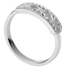 Carica l&#39;immagine nel visualizzatore di Gallery, Fossil JFS00529040 Anello Donna in Argento con Filigrana e Cristalli - Sterling Silver
