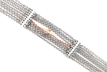 Carica l&#39;immagine nel visualizzatore di Gallery, JPBR0764B CESARE PACIOTTI Jewels Bracciale Multifilo da Donna in Argento 925
