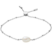 Carica l&#39;immagine nel visualizzatore di Gallery, Skagen SKJ1399040 Bracciale donna con Perla Naturale in Acciaio Colore Argento Agnethe
