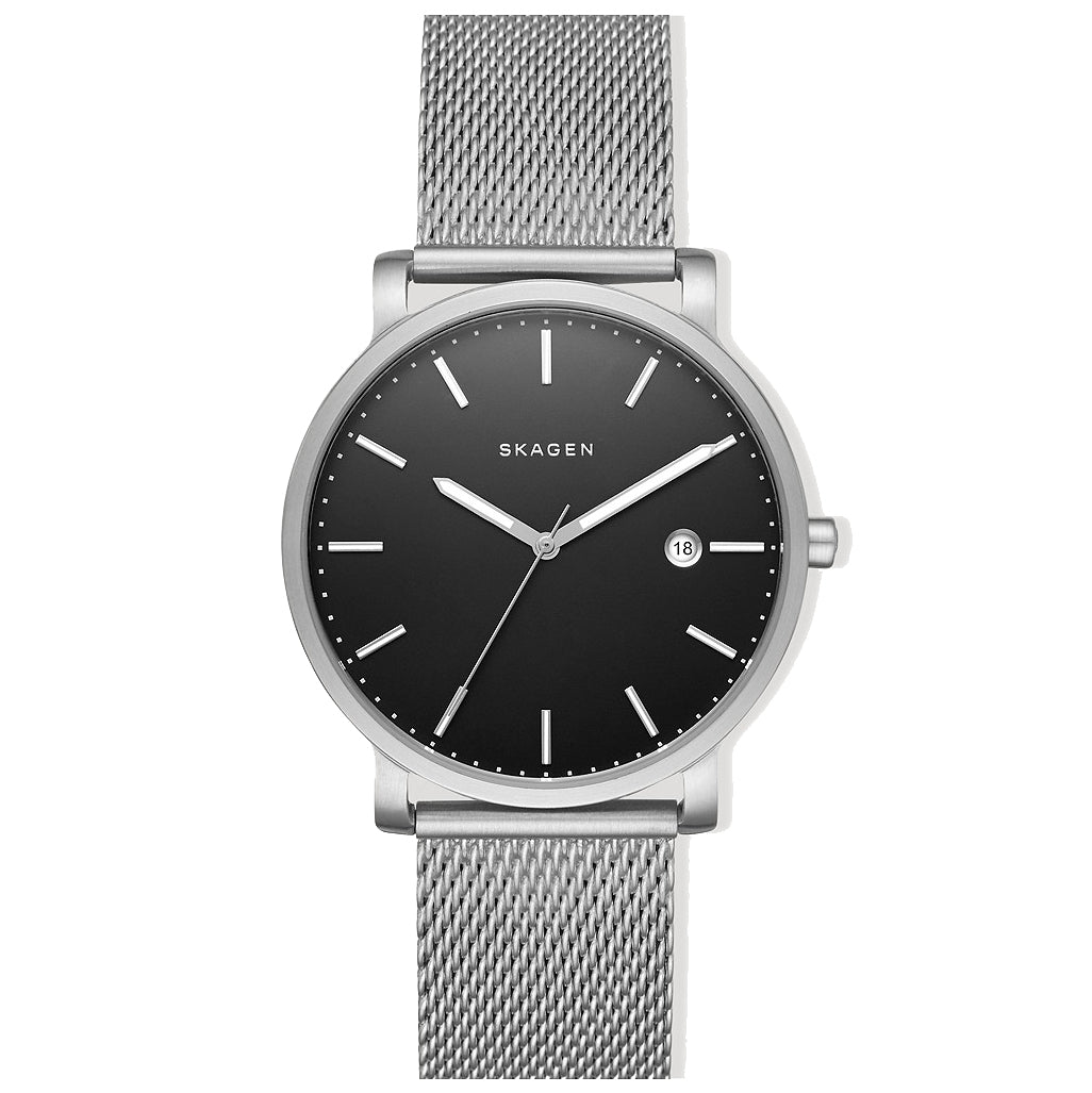 SKAGEN SKW6314 Orologio Uomo in Acciaio Quadrante Nero Hagen