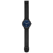 Carica l&#39;immagine nel visualizzatore di Gallery, SKAGEN SKW6566 Orologio Uomo in Acciaio Nero Quadrante Blu ANCHER
