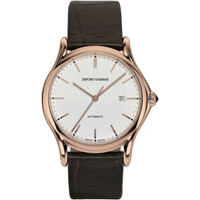Carica l&#39;immagine nel visualizzatore di Gallery, EMPORIO ARMANI Swiss Made ARS3012 - Orologio Meccanico Uomo in Pelle
