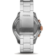 Carica l&#39;immagine nel visualizzatore di Gallery, FOSSIL FS5768 Orologio Cronografo Uomo Acciaio Quadrante Nero - Fb-02
