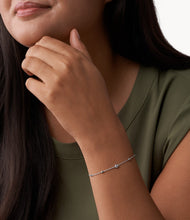 Carica l&#39;immagine nel visualizzatore di Gallery, Fossil jfs00452040 Bracciale Donna con Cristalli Incolore in Argento - Sterling Silver - Elliot
