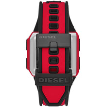 Carica l&#39;immagine nel visualizzatore di Gallery, DIESEL DZ1923 Chopped Orologio digitale unisex rosso e nero
