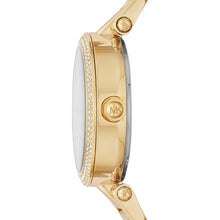 Carica l&#39;immagine nel visualizzatore di Gallery, Michael Kors MK6351 Parker orologio multifunzione Acciaio donna Gold ip
